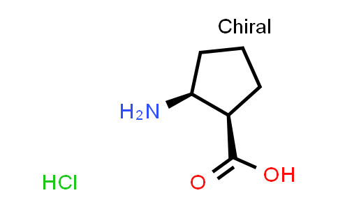CAS No. 18414-30-7, (1R,2S)-rel-2-Aminocyclopentanecarboxylic acid hydrochloride