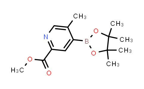 CAS No. 1842396-18-2, Methyl 5-methyl-4-(4,4,5,5-tetramethyl-1,3,2-dioxaborolan-2-yl)picolinate