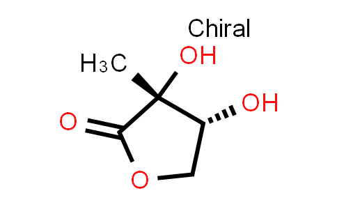 CAS No. 18465-71-9, 2(3H)-Furanone, dihydro-3,4-dihydroxy-3-methyl-, (3R-cis)-