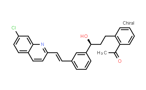 CAS No. 184764-13-4, 1-{2-[(3S)-3-{3-[(E)-2-(7-Chloro-2-quinolinyl)vinyl]phenyl}-3-hydroxypropyl]phenyl}ethanone