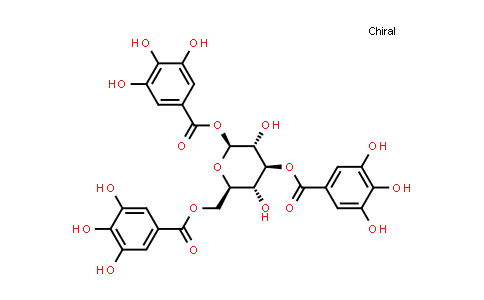 CAS No. 18483-17-5, 1,3,6-Tri-O-galloyl-beta-D-glucose