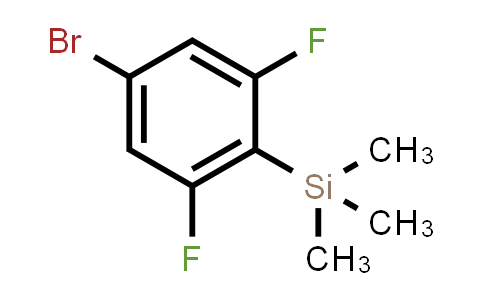 CAS No. 184910-20-1, (4-Bromo-2,6-difluorophenyl)trimethylsilane