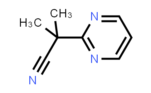 CAS No. 1849313-91-2, 2-Methyl-2-(pyrimidin-2-yl)propanenitrile
