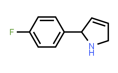 CAS No. 1849360-98-0, 1H-Pyrrole, 2-(4-fluorophenyl)-2,5-dihydro-