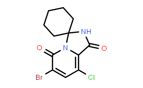 CAS No. 1849592-11-5, 6'-Bromo-8'-chloro-1'H-spiro[cyclohexane-1,3'-imidazo[1,5-a]pyridine]-1',5'(2'H)-dione