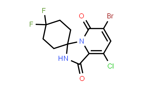 DY534519 | 1849592-13-7 | 6'-Bromo-8'-chloro-4,4-difluoro-2'H-spiro[cyclohexane-1,3'-imidazo[1,5-a]pyridine]-1',5'-dione