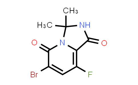 CAS No. 1849592-36-4, 6-Bromo-8-fluoro-3,3-dimethyl-2,3-dihydroimidazo[1,5-a]pyridine-1,5-dione