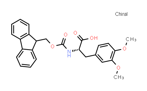 CAS No. 184962-88-7, (S)-2-((((9H-Fluoren-9-yl)methoxy)carbonyl)amino)-3-(3,4-dimethoxyphenyl)propanoic acid