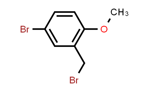 CAS No. 184970-28-3, 4-Bromo-2-(bromomethyl)-1-methoxybenzene