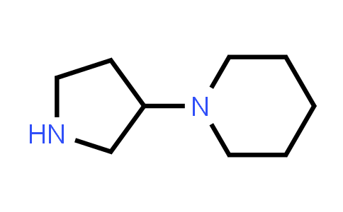 CAS No. 184970-32-9, Piperidine, 1-(3-pyrrolidinyl)-