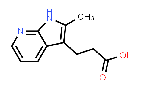 CAS No. 18502-18-6, 3-(2-Methyl-1H-pyrrolo[2,3-b]pyridin-3-yl)propanoic acid