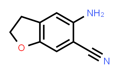 CAS No. 1850271-92-9, 6-Benzofurancarbonitrile, 5-amino-2,3-dihydro-