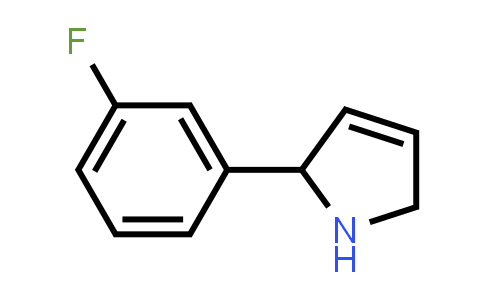CAS No. 1851869-23-2, 1H-Pyrrole, 2-(3-fluorophenyl)-2,5-dihydro-