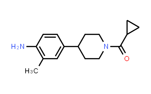 CAS No. 1852497-07-4, (4-(4-amino-3-methylphenyl)piperidin-1-yl)(cyclopropyl)methanone