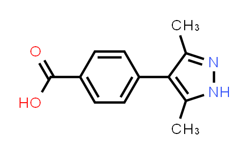 CAS No. 185252-69-1, 4-(3,5-Dimethyl-1H-pyrazol-4-yl)benzoic acid