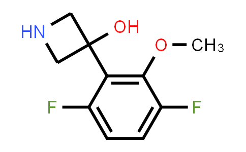 CAS No. 1855690-10-6, 3-(3,6-Difluoro-2-methoxyphenyl)azetidin-3-ol
