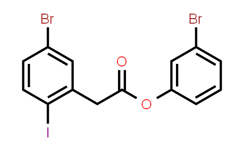 CAS No. 1855942-68-5, Benzeneacetic acid, 5-bromo-2-iodo-, 3-bromophenyl ester