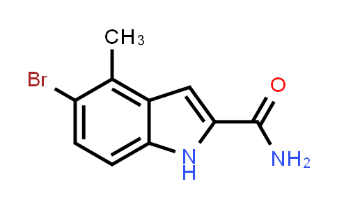 CAS No. 1857296-50-4, 5-Bromo-4-methyl-1H-indole-2-carboxamide