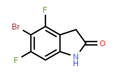 CAS No. 1857381-07-7, 5-Bromo-4,6-difluoro-2,3-dihydro-1H-indol-2-one