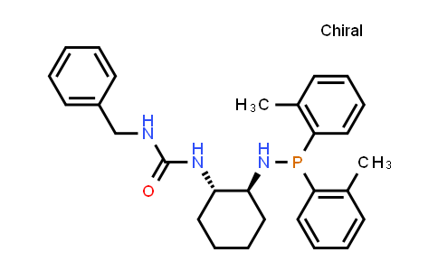 CAS No. 1858223-87-6, 1-Benzyl-3-[(1S,2S)-2-(di-o-tolylphosphinoamino)cyclohexyl]urea