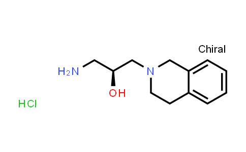 CAS No. 1858273-09-2, (S)-1-Amino-3-(3,4-dihydroisoquinolin-2(1H)-yl)propan-2-ol hydrochloride