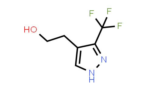 CAS No. 185853-85-4, 2-(3-(Trifluoromethyl)-1H-pyrazol-4-yl)ethanol