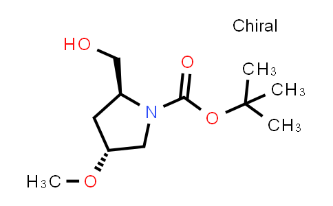 CAS No. 185951-13-7, (2S,4R)-tert-Butyl 2-(hydroxymethyl)-4-methoxypyrrolidine-1-carboxylate