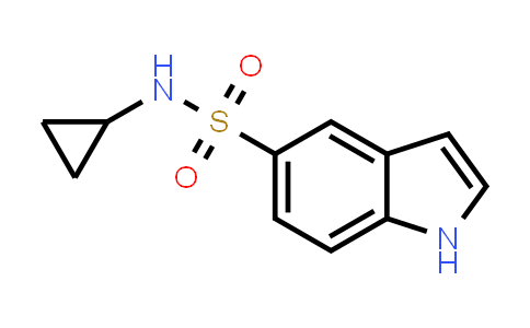 CAS No. 1860028-27-8, N-Cyclopropyl-1H-indole-5-sulfonamide