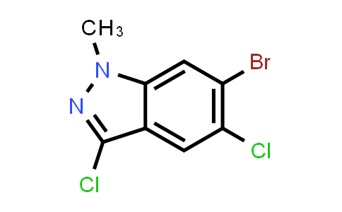 CAS No. 1860028-28-9, 6-Bromo-3,5-dichloro-1-methyl-1H-indazole