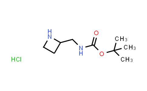 CAS No. 1860028-36-9, tert-Butyl N-[(azetidin-2-yl)methyl]carbamate hydrochloride