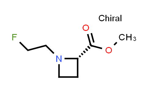CAS No. 1860033-52-8, Methyl (2S)-1-(2-fluoroethyl)azetidine-2-carboxylate