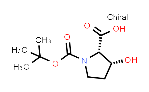 CAS No. 186132-96-7, (2S,3R)-1-(tert-Butoxycarbonyl)-3-hydroxypyrrolidine-2-carboxylic acid