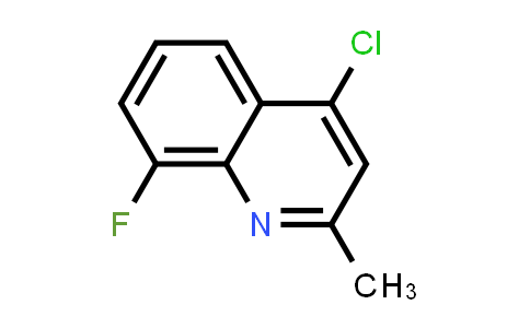 CAS No. 18615-59-3, 4-Chloro-8-fluoro-2-methylquinoline