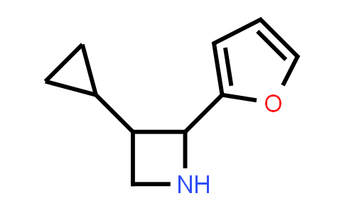 CAS No. 1861627-77-1, Azetidine, 3-cyclopropyl-2-(2-furanyl)-
