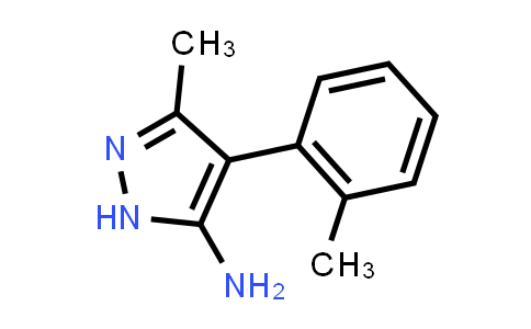 CAS No. 186195-77-7, 3-Methyl-4-(2-methylphenyl)-1H-pyrazol-5-amine