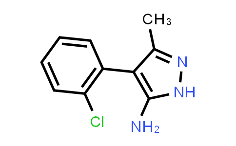 CAS No. 186195-79-9, 4-(2-Chlorophenyl)-3-methyl-1H-pyrazol-5-amine