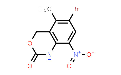 CAS No. 186267-77-6, 2H-3,1-Benzoxazin-2-one, 6-bromo-1,4-dihydro-5-methyl-8-nitro-
