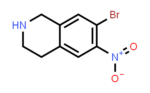 CAS No. 186390-62-5, 7-Bromo-6-nitro-1,2,3,4-tetrahydroisoquinoline