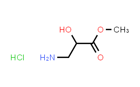 CAS No. 186393-00-0, Methyl 3-amino-2-hydroxypropionate hydrochloride