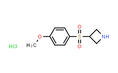 CAS No. 1864016-65-8, 3-[(4-Methoxyphenyl)sulfonyl]azetidine hydrochloride