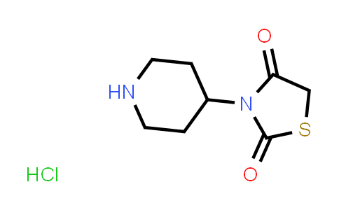CAS No. 1864052-73-2, 3-(Piperidin-4-yl)thiazolidine-2,4-dione hydrochloride