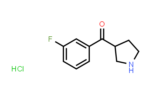 CAS No. 1864060-56-9, (3-Fluorophenyl)(pyrrolidin-3-yl)methanone hydrochloride