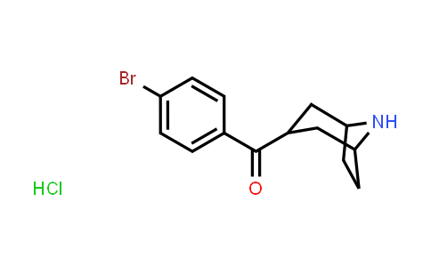 CAS No. 1864063-51-3, 3-(4-Bromobenzoyl)-8-azabicyclo[3.2.1]octane hydrochloride