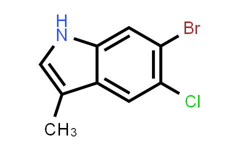 CAS No. 1864072-31-0, 6-Bromo-5-chloro-3-methyl-1h-indole