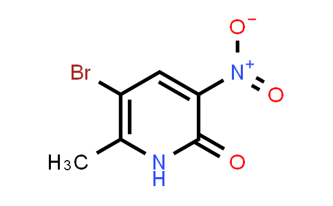 CAS No. 186413-74-1, 5-Bromo-6-methyl-3-nitropyridin-2(1H)-one