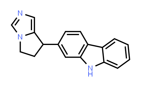 CAS No. 186421-95-4, 9H-Carbazole, 2-(6,7-dihydro-5H-pyrrolo[1,2-c]imidazol-7-yl)-