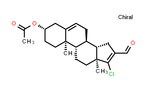 CAS No. 1865-56-1, (3S,8R,9S,10R,13S,14S)-17-chloro-16-formyl-10,13-dimethyl-2,3,4,7,8,9,10,11,12,13,14,15-dodecahydro-1H-cyclopenta[a]phenanthren-3-yl acetate