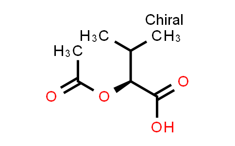 CAS No. 18667-97-5, (S)-2-acetoxy-3-methylbutanoic acid