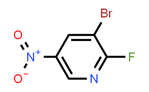 CAS No. 1868-58-2, 3-Bromo-2-fluoro-5-nitropyridine