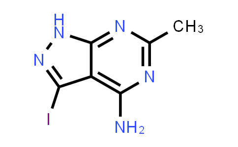 CAS No. 1868046-66-5, 3-Iodo-6-methyl-1H-pyrazolo[3,4-d]pyrimidin-4-amine
